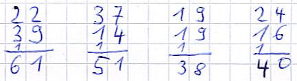 Schriftliches Addieren zu Summen Beispiele schriftliches Addieren zu Summen