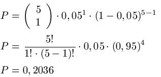 Binomialverteilung Beispiel 1