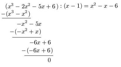 Polynomdivision Beispiel 1
