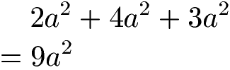 Potenzen Addition: Gleiche Basis, gleicher Exponent Beispiel 2