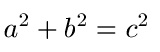Satz des Pythagoras Formel