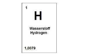 Periodensystem Wasserstoff