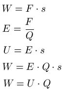 Elektrische Feldstärke Formel