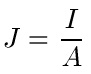 Elektrische Stromdichte Formel
