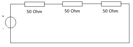 Ersatzschaltbild Beispiel 1 vorher