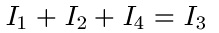 Knotengleichung bzw. Knotensatz Beispiel 1 Lösung Teil 2