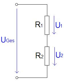 Spannungsteiler unbelastet