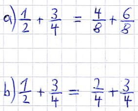 Bruchrechnung Regeln Beispiel 1