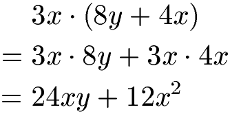 Distributivgesetz Addition mit Variablen