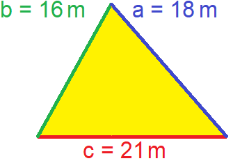 Dreieck Flächeninhalt Umfang Beispiel