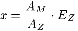 Dreisatz Formel proportional