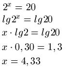 Exponentialgleichungen Beispiel 1