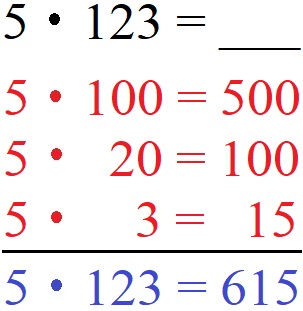 Halbschriftliche Multiplikation Beispiel 2