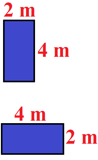 Kommutativgesetz Multiplikation Beispiel 2 Fläche
