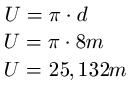 Kreisberechnung Umfang Beispiel 2