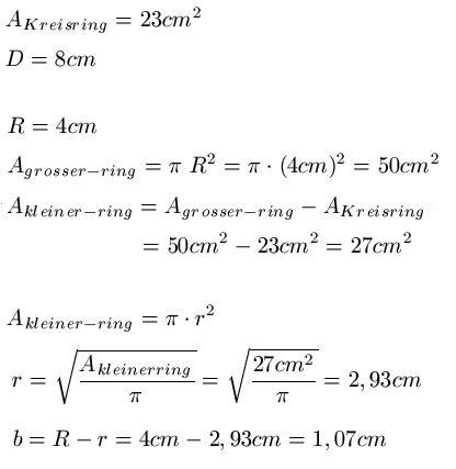 Kreisring Beispiel 2