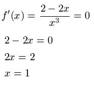Kurvendiskussion Beispiel 1.7