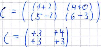 Matrix Addition Bild 2