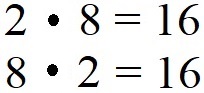 Multiplikation Kommutativgesetz