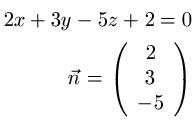 Normalenvektor Ebene Beispiel 1