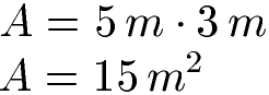 Parallelogramm Flächeninhalt mit Höhe Beispiel