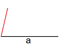 Parallelogramm zeichnen: Seite zeichnen