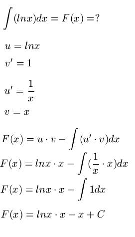 Partielle Integration Beispiel 2