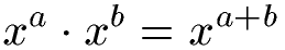 Potenzen multiplizieren: gleiche Basis Formel