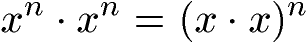 Potenzgesetze Multiplikation: Gleiche Basis, gleicher Exponent