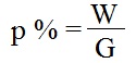 Prozentsatz Formel