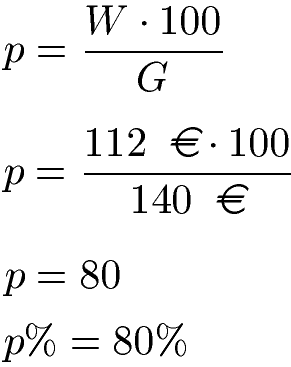 Prozentrechnung: Prozentsatz berechnen Beispiel 2