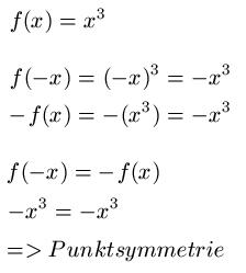 Punktsymmetrie Beispiel 1