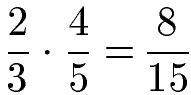Rationale Zahlen: Brüche multiplizieren Beispiel