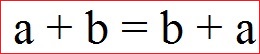 Rechengesetz Addition mit Kommutativgesetz Formel