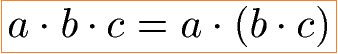 Rechengesetz Multiplikation mit Assoziativgesetz Formel