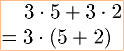 Rechengesetz Multiplikation mit Distributivgesetz Beispiel 1