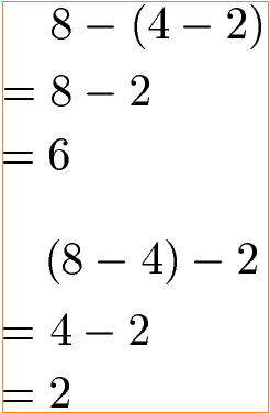 Rechengesetz Subtraktion mit Assoziativgesetz Beispiel 1