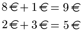 Rechnen mit Geld Klasse 1