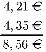 Rechnen mit Geld Klasse 3 Schriftliche Addition mit Komma