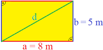 Rechteck Diagonale berechnen