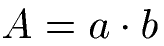 Flächeninhalt Rechteck Formel mit Variablen