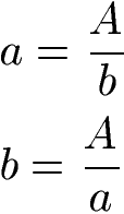 Rechteck Seitenlänge Formeln