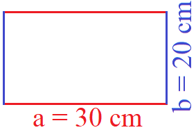 Rechteck Umfang rechnen Beispiel mit Längeneinheiten