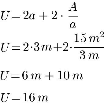 Rechteck Umfang: Fläche nutzen für Umfang berechnen Formel und Beispiel