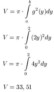 Rotationskörper Beispiel 2