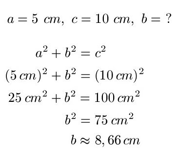 Satz des Pythagoras Beispiel 2