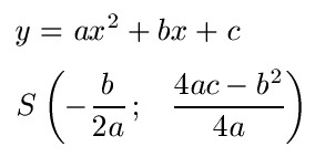 Scheitelpunkt + Scheitelpunktform Formel 3