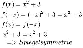 Spiegelsymmetrie Beispiel 2