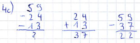Schriftliches Subtrahieren Lösung Aufgabe 4c