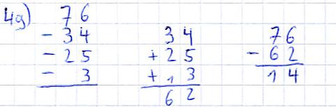 Schriftliches Subtrahieren Lösung Aufgabe 4g